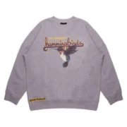 Drew House Hummingbirds Crewneck Heather Grey