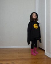 Mini Drew House Mascot Hoodie Black - Image 4