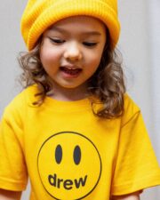Drew House Mini Mascot ss Tee Golden Yellow - Image 4