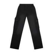 Oversized Cargo Sweatpant Faded Black - Image 2