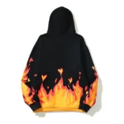 Drew House Fire Hoodie Black - Image 2