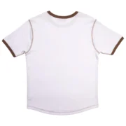 Drew House Secret ss Ringer Tee White/Brown - Image 2