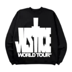 Justine Bieber Justice Black Sweatshirt