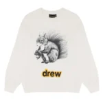 Drew House Real Sherman Crewneck Off White