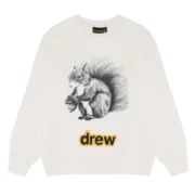 Drew House Real Sherman Crewneck Off White